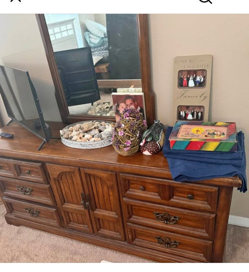 Beautiful  refinished vintage dresser
